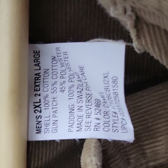 Remington Camo Corduroy Button-Up Long-Sleeve Shirt (XXL) - Picture 4 of 7
